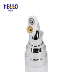 20ml Airless Cosmetic Bottles With Roller Ball Applicator , Eye Cream Packaging Bottle