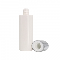 180ml Round Plastic Bottles , HDPE Plastic Beauty Bottles Hot Stamping Printing