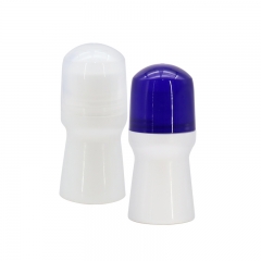 Uique Shape Plastic Roller Ball Bottles / 50ml Empty Roll On Deodorant Containers