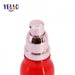 Unique Red Color Empty Lotion Bottle 60ml 80ml 120ml For Personal Care