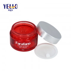 Refillable Custom Cosmetic Containers For Skincare Products Round Shape