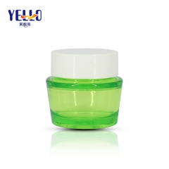 Fancy Cosmetic Cream Jar PET Plastic Material High Transparent Color