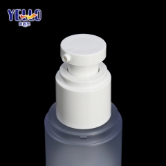 Empty Frosted Airless Pump Bottle , Thick PET 30ml Skincare Serum Bottle