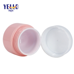 1oz Pink Skin Care Cosmetic Cream Jar With Screw Lid Silk Printing