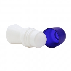 Uique Shape Plastic Roller Ball Bottles / 50ml Empty Roll On Deodorant Containers