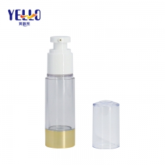 Luxury Empty Airless Cosmetic Bottles / Vacuum Serum Lotion Pump Bottle