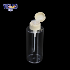 500ml Plastic Cosmetic Bottles For Makeup Remover Cylinder Shape