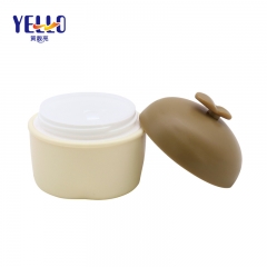 Cute Fruit Shape Cosmetic Cream Jar 30g 50g PP Plastic For Baby Cream