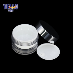 Double Wall Plastic Face Cream Jar 30g 50g For Skincare Packaging