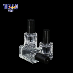 Small 5ml Cosmetic Glass Nail Polish Bottle , Custom Color Nail Polish Container