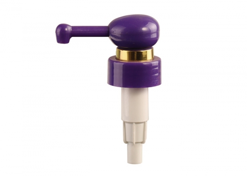 Durable Purple PP Plastic Lotion Pump Dispenser For Hand Wash Bottle