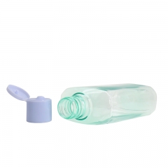 PET Fancy Lotion Bottle , Semi Transparent Plastic Cosmetic Container 250ml
