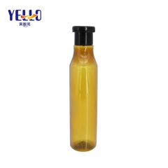 Squeeze Type Empty Plastic Shampoo Bottles 400ml With Flip Top Lid