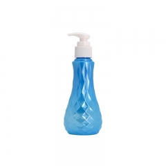 PET Plastic 100ml 200ml Empty Shampoo Bottles Silk Printing Screw Cap