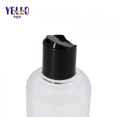 Round PET Plastic Pump Dispenser Bottle 250ml 460ml 500ml With Screw Cap