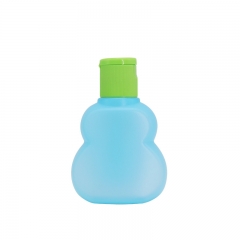 PE Plastic Cute Empty Shampoo Bottles Small Capacity Blue / Green Color