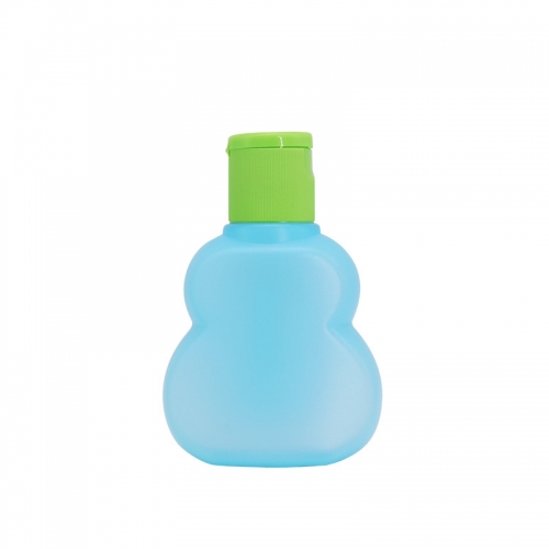 PE Plastic Cute Empty Shampoo Bottles Small Capacity Blue / Green Color