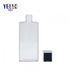 White Square Empty Shampoo Containers With Screw Cap Hot Stamping