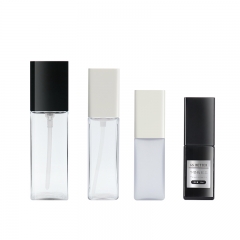 Black Square Spray Bottles , Luxury Design Empty Thickened Plastic bottles in Mist Sprayer