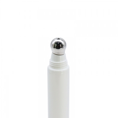 White 10ml 15ml Single Roller Ball Tube For Eye Cream