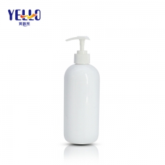 Boston Round Empty Shampoo Bottles With Pump , PET Liquid Body Wash Bottles