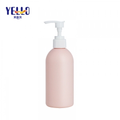 250ml Lotion Bottles With Pump Bulk / Pink PET Shampoo Bottle