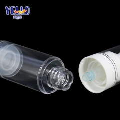 20ml Refillable Airless Pump Bottle / Clear Eye Cream Bottle Wholesale