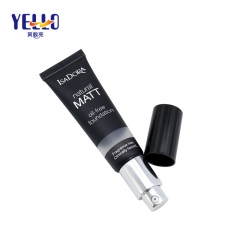 Black Pump Airless Cream Tubes / Empty PE Plastic Tubes