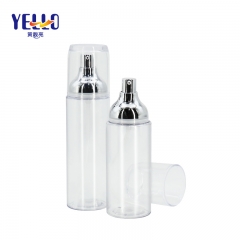 120ml 150ml PET Clear Lotion Pump Bottle / Skincare Cream Packaging Bottle