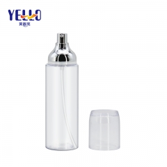 120ml 150ml PET Clear Lotion Pump Bottle / Skincare Cream Packaging Bottle