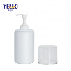 Big HDPE White Bottles for Shampoo , 10oz 300ml Body Lotion Bottle With Pump