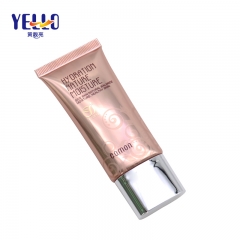 Flat BB CC Cream Foundation Cosmetic Cream Tube / Laminated Empty Lotion Tubes