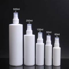HDPE Empty White Fine Mist Spray Bottle / 50ml 100ml 250ml Hand Sanitizer Spray Bottle
