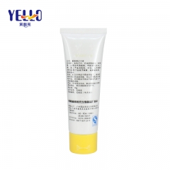 Refillable Plastic Lotion Gel Squeeze Tubes For Cosmetic / 50g 75g 100g Flip Top Cap Lotion Tubes