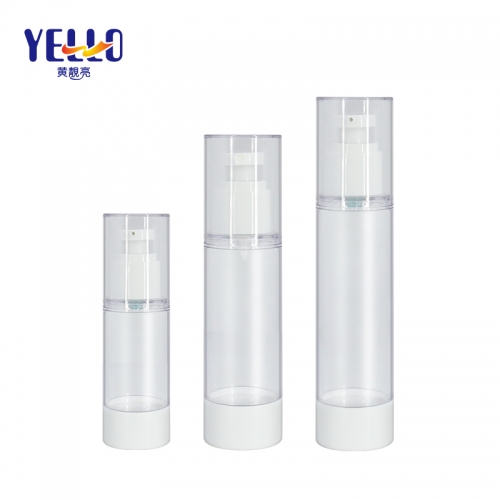 AS Plastic Transparent Skincare Airless Spray Bottles 30ml 80ml 100ml