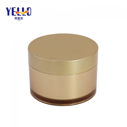 Tarros cosméticos plásticos vacíos del picosegundo 200g para la loción del cuerpo, proveedor del tarro de la crema del oro