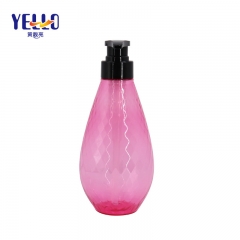 500ml Refillable Pink PET Shampoo And Conditioner Bottles Packaging