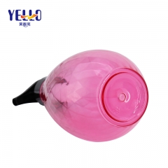 500ml Refillable Pink PET Shampoo And Conditioner Bottles Packaging