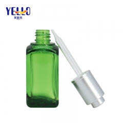 Transparent Green Purple Plastic Dropper Bottles 15ml 40ml For Face Oil Or Serum