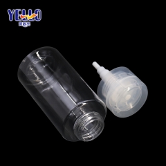 Empty Clear 200ml 300ml Big PET Plastic Make up Remover Bottles , Cosmetics Liquid Containers