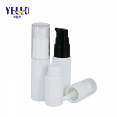 Small Cylinder PET Plastic Lotion Pump Bottles 10ml 20ml