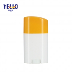 25g PP Plastic Sunscreen Stick Roller On Bottle , Customized Sun Stick Container