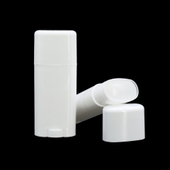 Pure White Plastic Sun Block Stick Container Roll On Bottle 50ml