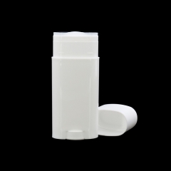 Pure White Plastic Sun Block Stick Container Roll On Bottle 50ml