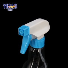 300ml 400ml PET Plastic Trigger Spraying Bottles / Empty Clear Disinfectant Container