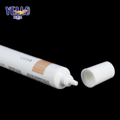 20g Empty White Cosmetic Cream Tube Containers , Plastic Skincare Package