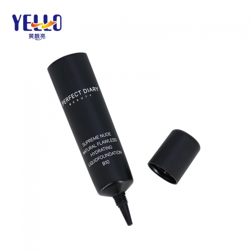 7ml Black Nozzle Head Plastic Ointment Tubes , Customized Colors Container