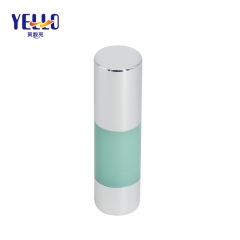 Luxury Plastic Airless Pump Bottles 30ml, Refillable Cylinder Airless Bottle For Foundation