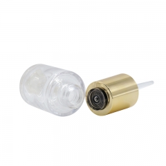 20ml Empty Clear Plastic Dropper Bottles For Essence Serum