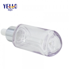 15ml 35ml 50ml Fancy Shape Lotion Dropper Bottles , Eco Friendly Plastic Cosmetic Container